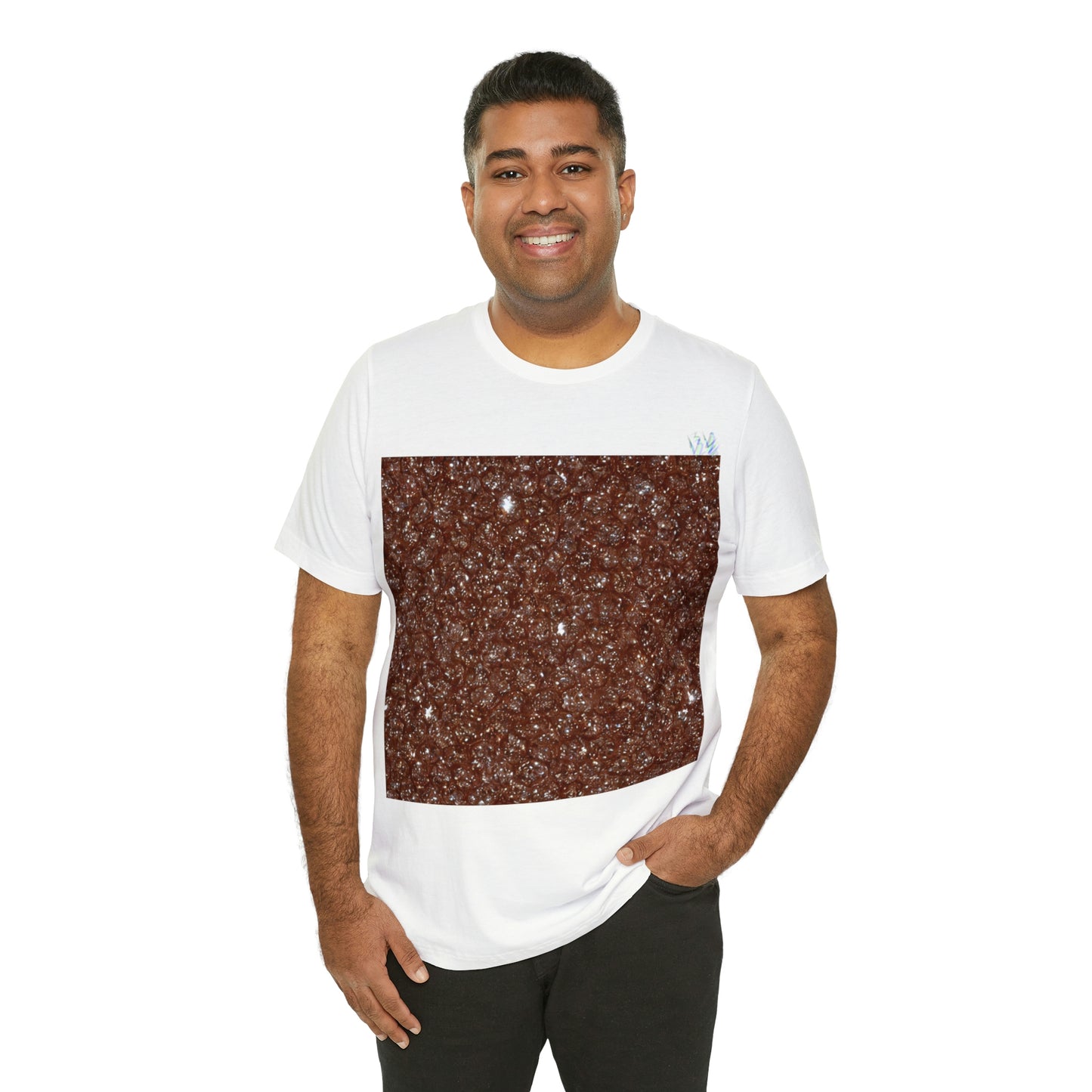 Brown Diamond Collage Tee