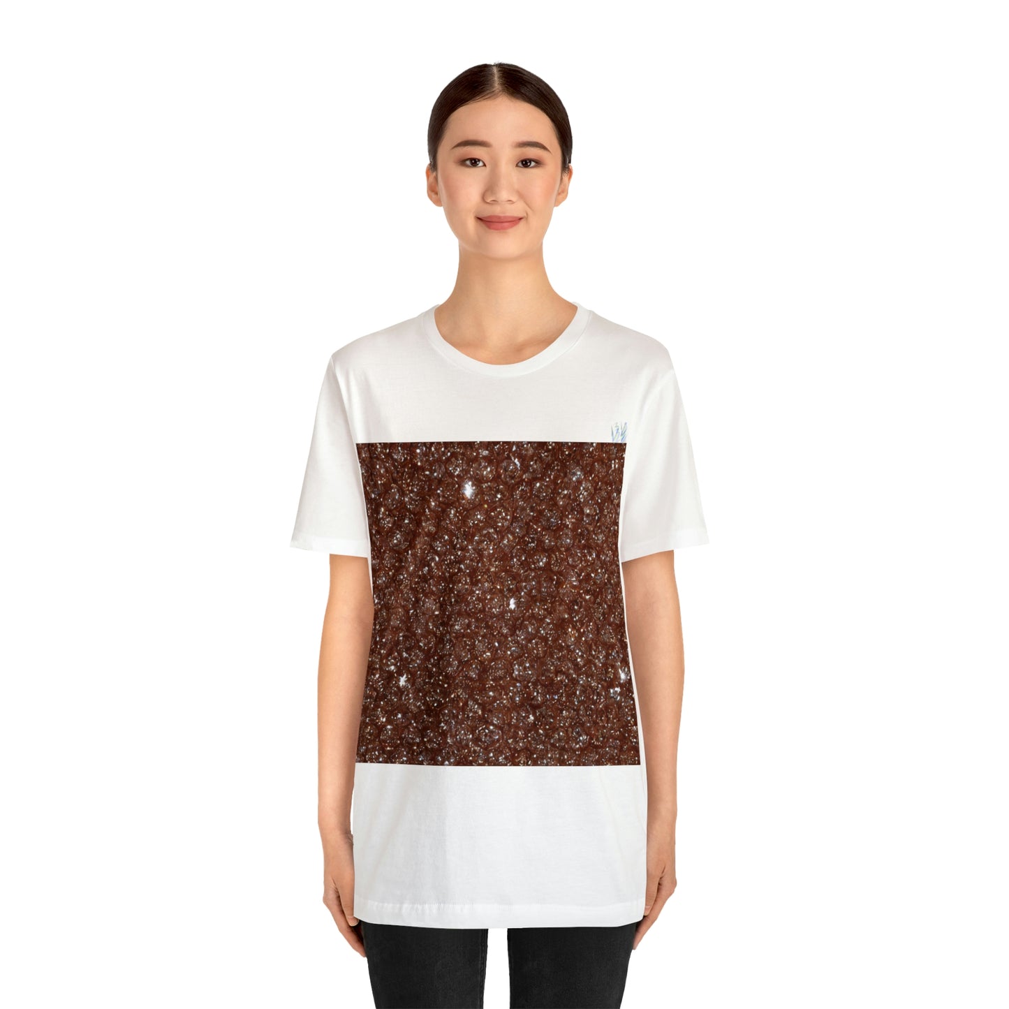 Brown Diamond Collage Tee