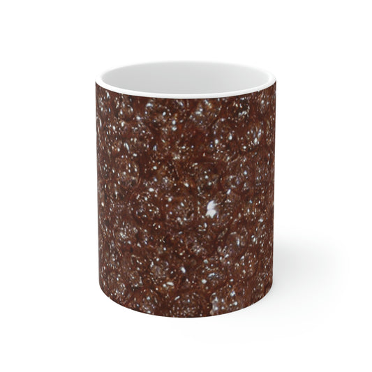 Brown Diamond Coffee Mug