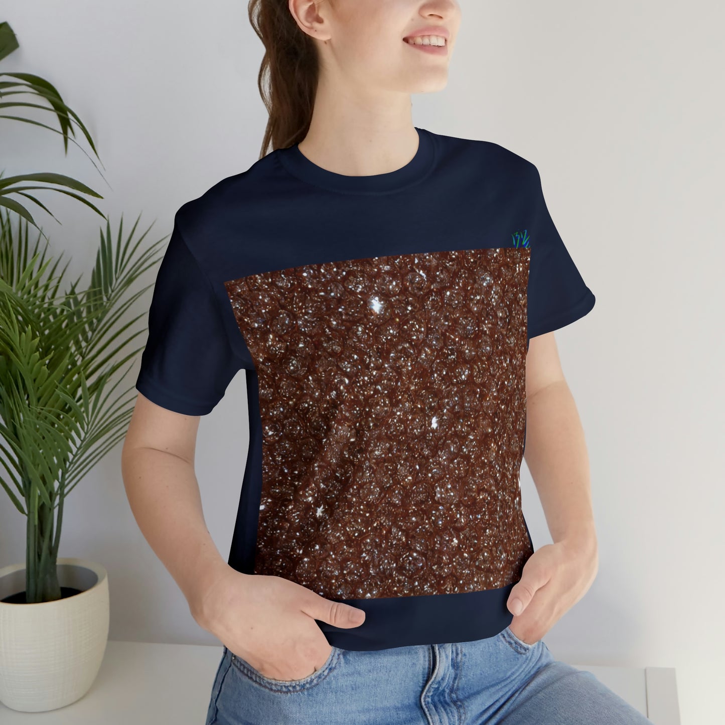 Brown Diamond Collage Tee